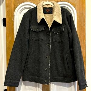 Brand new never worn men's wool coat